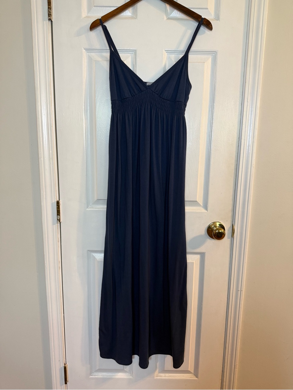 Old Navy Navy Blue Spaghetti-Strap Maxi Dress